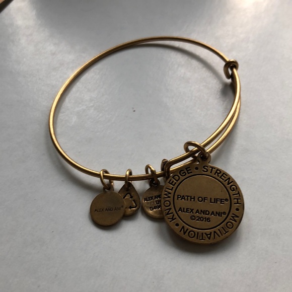 ALEX AND ANI PATH OF LIFE CHARM BRACELET - Picture 2 of 2